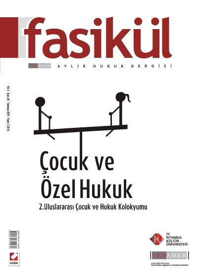 Fasikül Aylık Hukuk Dergisi Sayı:20 Temmuz 2011 Bahri Öztürk
