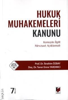 Hukuk Muhakemeleri Kanunu Prof. Dr. İbrahim Özbay, Doç. Dr. Taner Emre Yardımcı  - Kitap