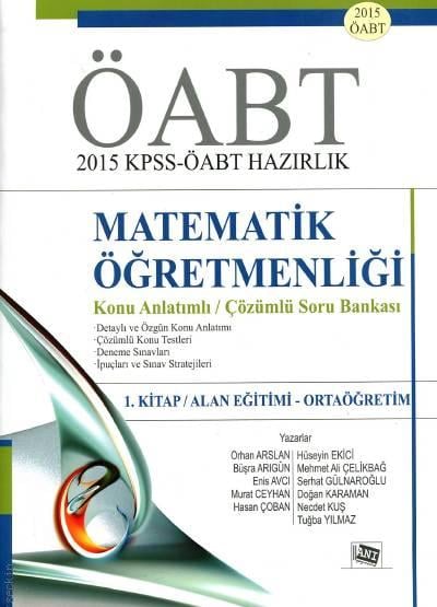 ÖABT Matematik Öğretmenliği Komisyon  - Kitap