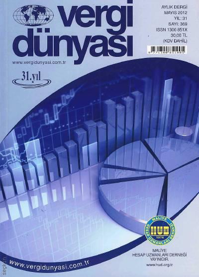 Vergi Dünyası Dergisi Mayıs 2012 Mehmet Ali Ceylan