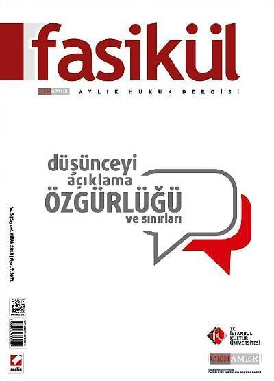 Fasikül Aylık Hukuk Dergisi Sayı:41 Nisan 2013 Bahri Öztürk