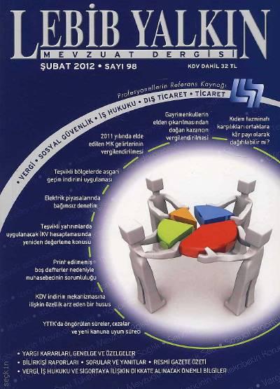 Lebib Yalkın Mevzuat Dergisi Sayı:98 Şubat 2012 Nurullah Zaloğlu 