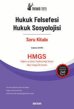 THEMIS – Hukuk Felsefesi Hukuk Sosyolojisi Soru Kitabı Çağatay Şahin  - Kitap