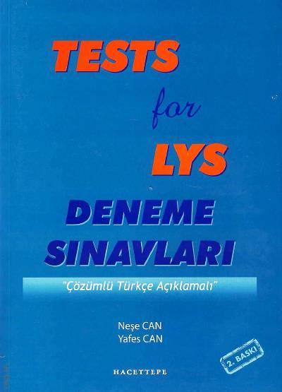Tests for LYS Deneme Sınavları Neşe Can, Yafes Can