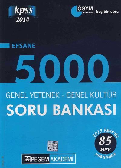 KPSS Genel Yetenek – Genel Kültür Efsane 5000 Soru Bankası  Komisyon  - Kitap