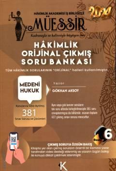 Müessir – Hâkimlik  Medeni Hukuk Orijinal Çıkmış Soru Bankası Gökhan Aksoy