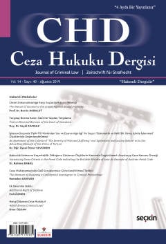 Ceza Hukuku Dergisi – 2020 Yılı Abonelik Veli Özer Özbek