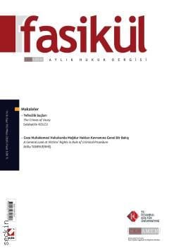 Fasikül Aylık Hukuk Dergisi Sayı: 78 Mayıs 2016 Bahri Öztürk