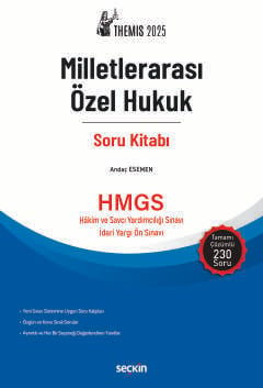 THEMIS – Milletlerarası Özel Hukuk
Soru Kitabı Andaç Esemen  - Kitap