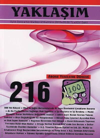 Yaklaşım Dergisi Sayı:216 Aralık 2010 Prof. Dr. Şükrü Kızılot 