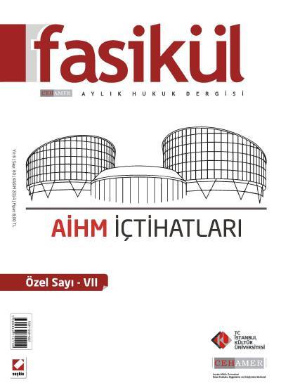 Fasikül Aylık Hukuk Dergisi Sayı:60 Kasım 2014 Bahri Öztürk