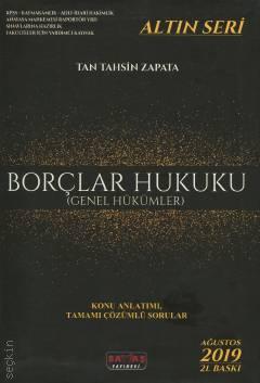 Altın Seri Borçlar Hukuku Genel Hükümler Tan Tahsin Zapata  - Kitap