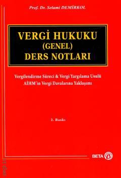 Vergi Hukuku (Genel) Ders Notları