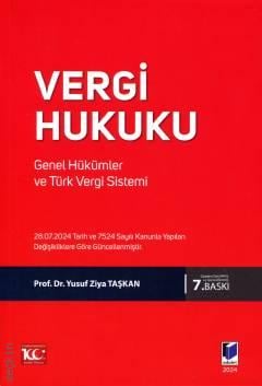 Vergi Hukuku Yusuf Ziya Taşkan