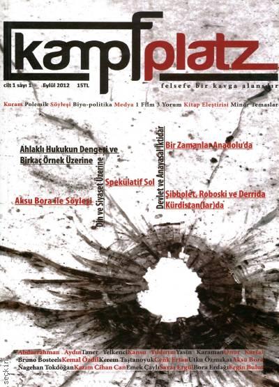 Kampfplatz – 1 (Cilt:1 Sayı:1 Eylül 2012) Kolektif  - Kitap