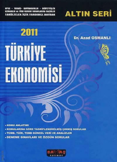 Türkiye Ekonomisi Dr. Azad Osmanlı  - Kitap