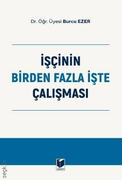 İşçinin Birden Fazla İşte Çalışması Dr. Öğr. Üyesi Burcu Ezer  - Kitap
