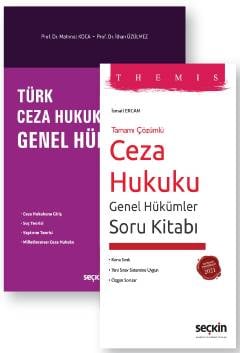 Türk Ceza Hukuku Genel Hükümler Ders ve Themis Soru Kitabı Seti Mahmut Koca, İlhan Üzülmez, İsmail Ercan