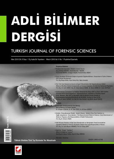 Adli Bilimler Dergisi – 2013 Yılı Abonelik Prof. Dr. İ. Hamit Hancı 
