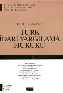 Türk İdari Yargılama Hukuku (MYO)