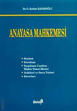 Anayasa Mahkemesi Osman Korkut Kanadoğlu  - Kitap