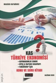 KAS Türkiye Ekonomisi Konu ve Soru Kitabı Mustafa Karadeniz  - Kitap