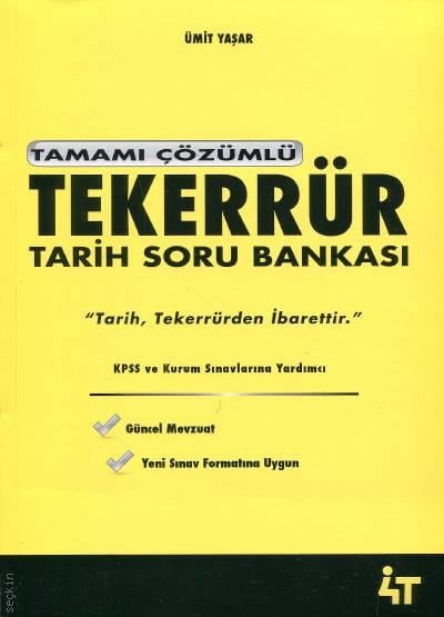 Tekerrür Tarih Soru Bankası Tamamı Çözümlü Ümit Yaşar  - Kitap