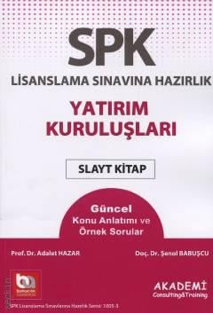 Yatırım Kuruluşları Slayt Kitap Şenol Babuşcu, Adalet Hazar