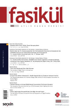 Fasikül Aylık Hukuk Dergisi Sayı: 149 Ocak – Nisan 2026 Prof. Dr. Bahri Öztürk 