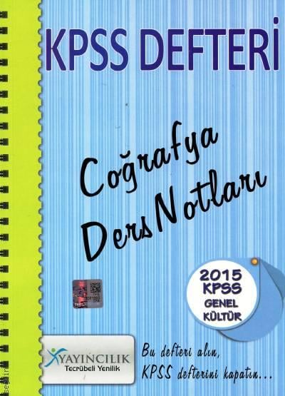 KPSS Defteri Coğrafya Ders Notlar Komisyon  - Kitap