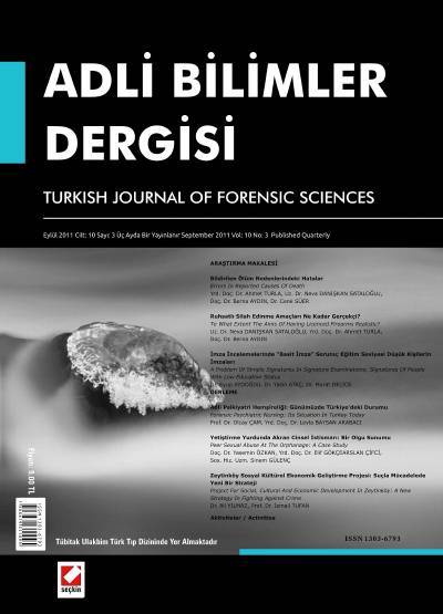 Adli Bilimler Dergisi – Cilt:4 Sayı:3 Eylül 2005 Prof. Dr. İ. Hamit Hancı 