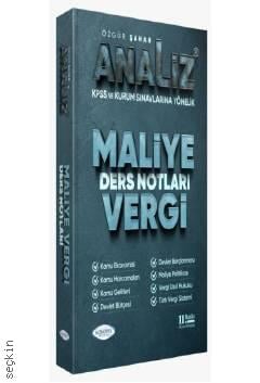 KPSS A Grubu  Analiz Maliye Vergi Ders Notları Özgür Şahan  - Kitap