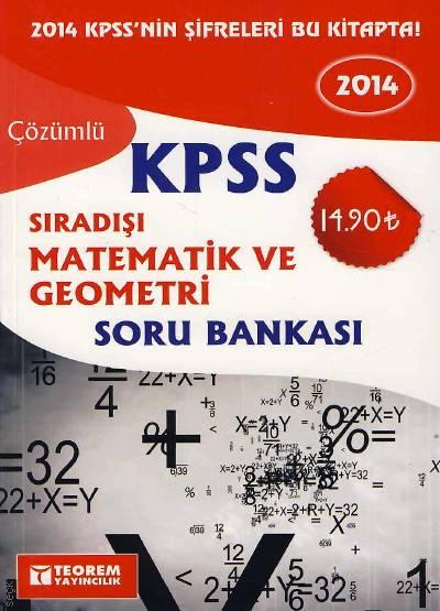Sıradışı KPSS Matematik Geometri Soru Bankası Oktay Özdemir  - Kitap