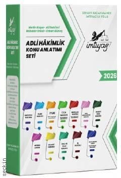 İmtiyaz Adli Hâkimlik Ders Notu Seti
 Metin Kaya, Ali Sakinci, Bahadır Erkol, Erhan Güneş  - Kitap