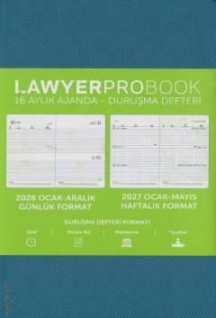 Lawyer Probook Küçük Boy Ajanda (16 Aylık) Mavi 2026