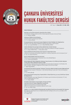 Çankaya Üniversitesi Hukuk Fakültesi Dergisi Cilt:7 Sayı:1 Nisan 2022 Prof. Dr. Cemal Oğuz 