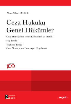 Ceza Hukuku Genel Hükümler Prof. Dr. Murat Volkan Dülger  - Kitap