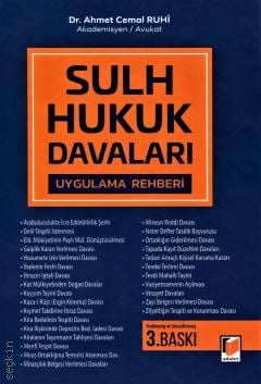 Sulh Hukuk Davaları Dr. Ahmet Cemal Ruhi  - Kitap