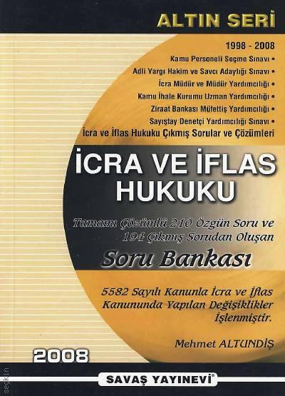 İcra ve İflas Hukuku Soru Bankası Mehmet Altundiş  - Kitap