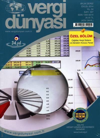 Vergi Dünyası Dergisi Eylül 2014 Mustafa Bedel 