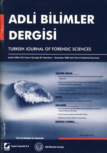 Adli Bilimler Dergisi – Cilt:5 Sayı:4 Aralık 2006 Prof. Dr. İ. Hamit Hancı 