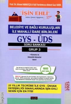 GYS–ÜDS Belediye ve Bağlı Kuruluşları Mahalli İdare Birlikleri Personeli Grup 3 Soru Bankası  Ahmet Nohutçu, Ahmet Gazi Kaya