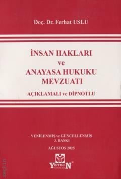 İnsan Hakları ve Anayasa hukuku Mevzuatı