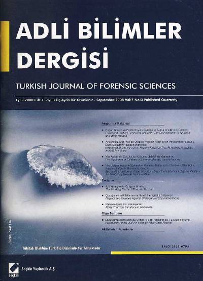 Adli Bilimler Dergisi – Cilt:4 Sayı:1 Mart 2005 Prof. Dr. İ. Hamit Hancı 