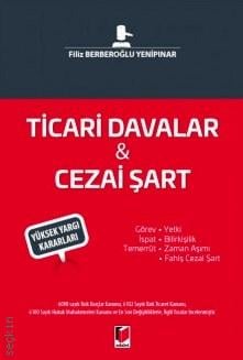 Ticari Davalar & Cezai Şart Filiz Berberoğlu Yenipınar  - Kitap