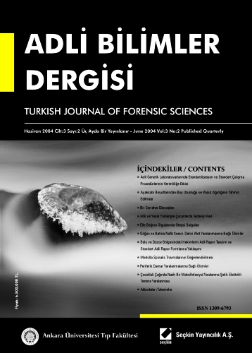 Adli Bilimler Dergisi – Cilt:3 Sayı:2 Haziran 2004 Prof. Dr. İ. Hamit Hancı 
