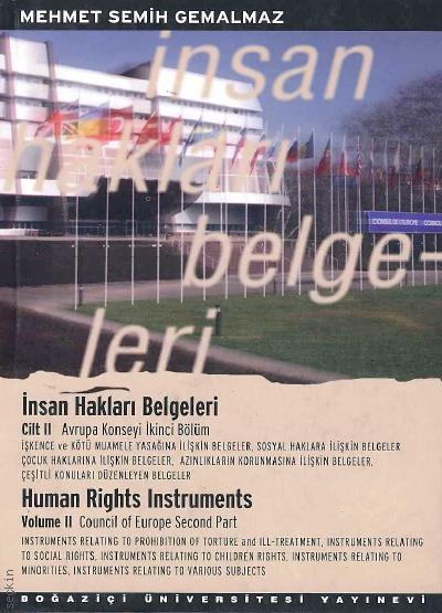 İnsan Hakları Belgeleri Cilt:2 Mehmet Semih Genalmaz