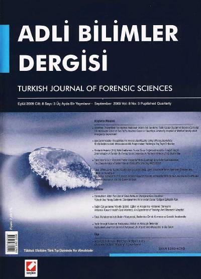 Adli Bilimler Dergisi – Cilt:2 Sayı:3 Eylül 2003 Prof. Dr. İ. Hamit Hancı 