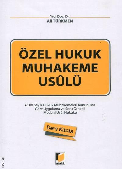 Özel Hukuk Muhakeme Usulü Ali Türkmen