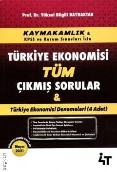 Kaymakamlık Türkiye Ekonomisi Tüm Çıkmış Sorular KPSS ve Kurum Sınavları İçin Prof. Dr. Yüksel Bilgili Bayraktar  - Kitap